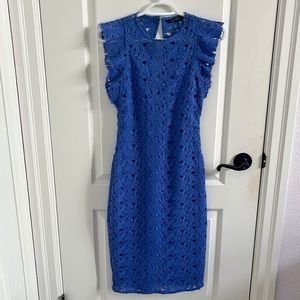 Lace detail dress